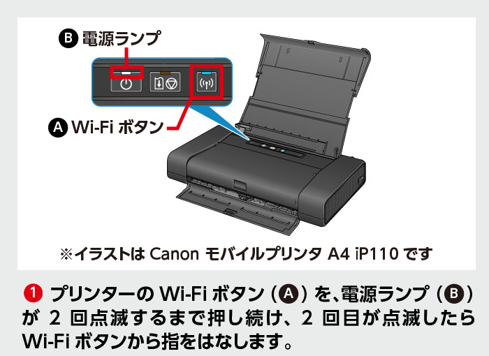 Canon製プリンターとipadの接続方法 E タマヤ