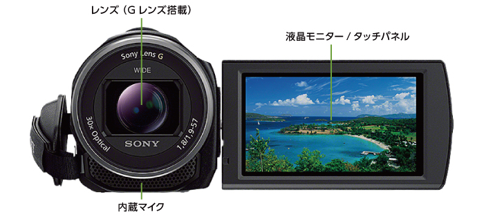 SONY HDR-CX535V(前面)