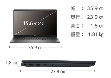 DELL Latitude 3550（i5/メモリ16GBモデル）英語版（FullHD） 画像2