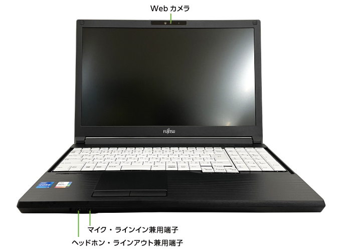 富士通 LIFEBOOK A5511/G【マンスリーレンタル】(前面)