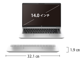 HP ProBook 445 G10（Ryzen7/メモリ16GB）SSDモデル（FullHD） サイズ