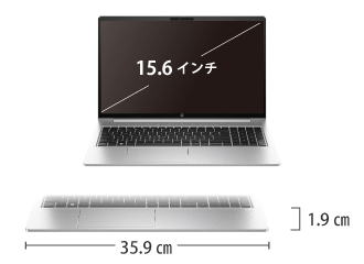 HP ProBook 450 G10（i5/メモリ16GB）SSDモデル（FullHD）【マンスリーレンタル】 サイズ