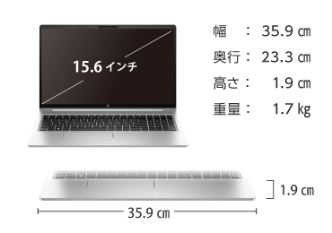 HP ProBook 450 G10（i5/メモリ16GB）SSDモデル（FullHD）【マンスリーレンタル】 画像2