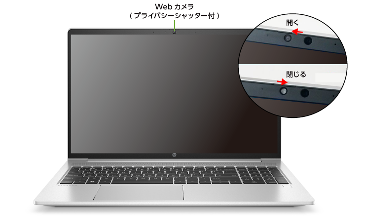 HP ProBook 450 G9（FullHD）【マンスリーレンタル】(前面)