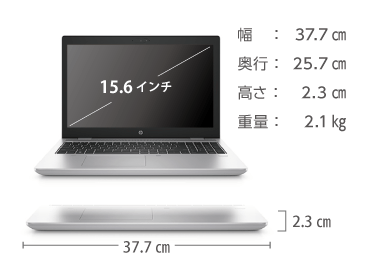 HP ProBook 650 G5（i5/メモリ32GB）SSDモデル（FullHD）【マンスリーレンタル】 画像2