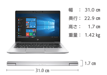 HP EliteBook 830 G6（FullHD）【マンスリーレンタル】 画像2