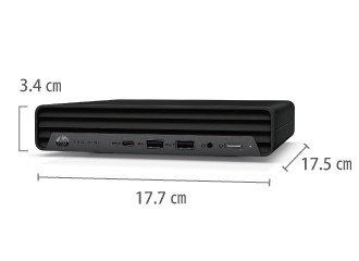 HP Pro Mini 400G9（i5/256GB SSDモデル） サイズ