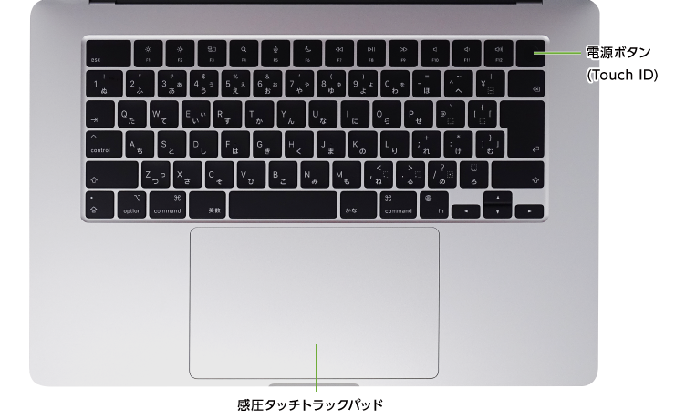 MacBook Air 15インチ Z18P【マンスリーレンタル】(キーボード)