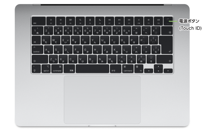 MacBook Air 15インチ Z1BR(キーボード)