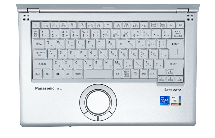 Panasonic レッツノート CF-LV1UDLAS (メモリ16GB/SSD 256GBモデル)【マンスリーレンタル】(キーボード)