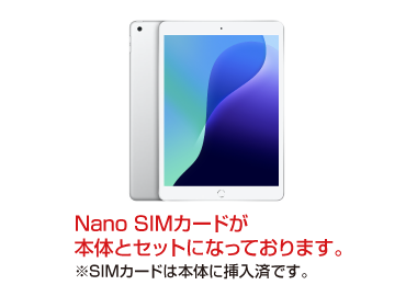 Apple iPad 第7世代 10.2インチ 32GB （SIMカードセット・標準10GB/月）【マンスリーモデル】 画像0