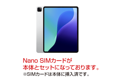 Apple iPad Pro 第4世代 12.9インチ 256GB （SIMカードセット・標準10GB/月） 画像0