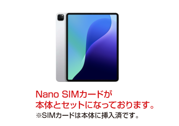 Apple iPad Pro 第5世代 12.9インチ 256GB（SIMカードセット・標準10GB/月） 画像0