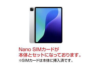 Apple iPad Pro 第6世代 12.9インチ 256GB（SIMカードセット・標準10GB/月） 画像0