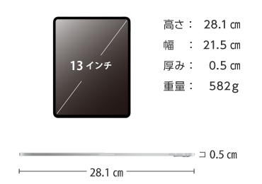 Apple iPad Pro 13インチ M4 256GB（eSIMセット・標準10GB/月） 画像2