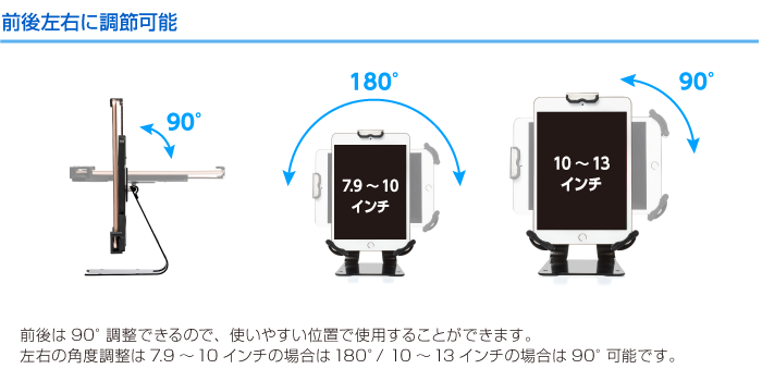 セキュリティスタンド（ワイヤー付き） 200-SL057 特長画像1